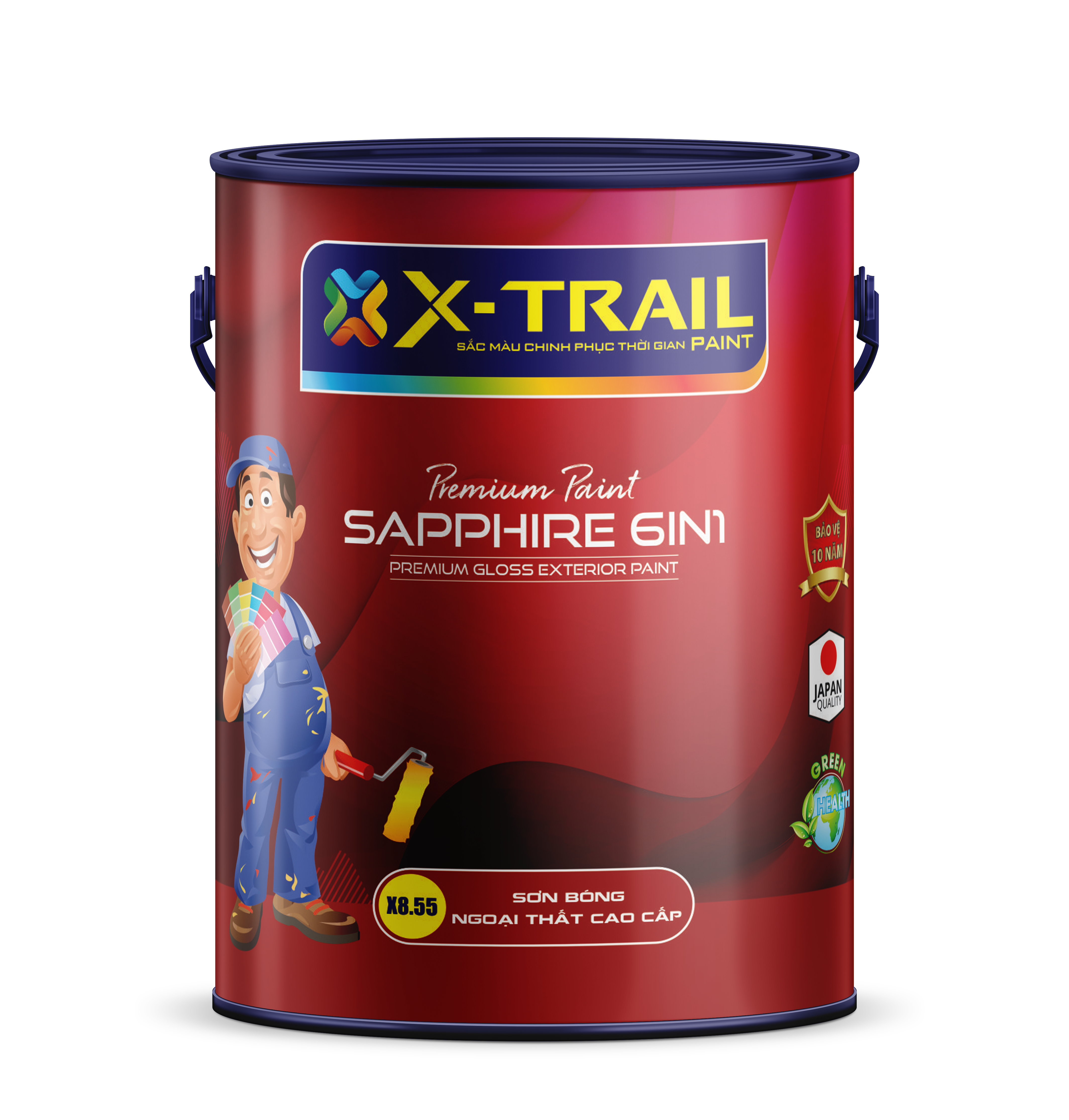 Sơn bóng ngoại thất cao cấp X8.55 son-bong-ngoai-that-cao-cap-x8-55